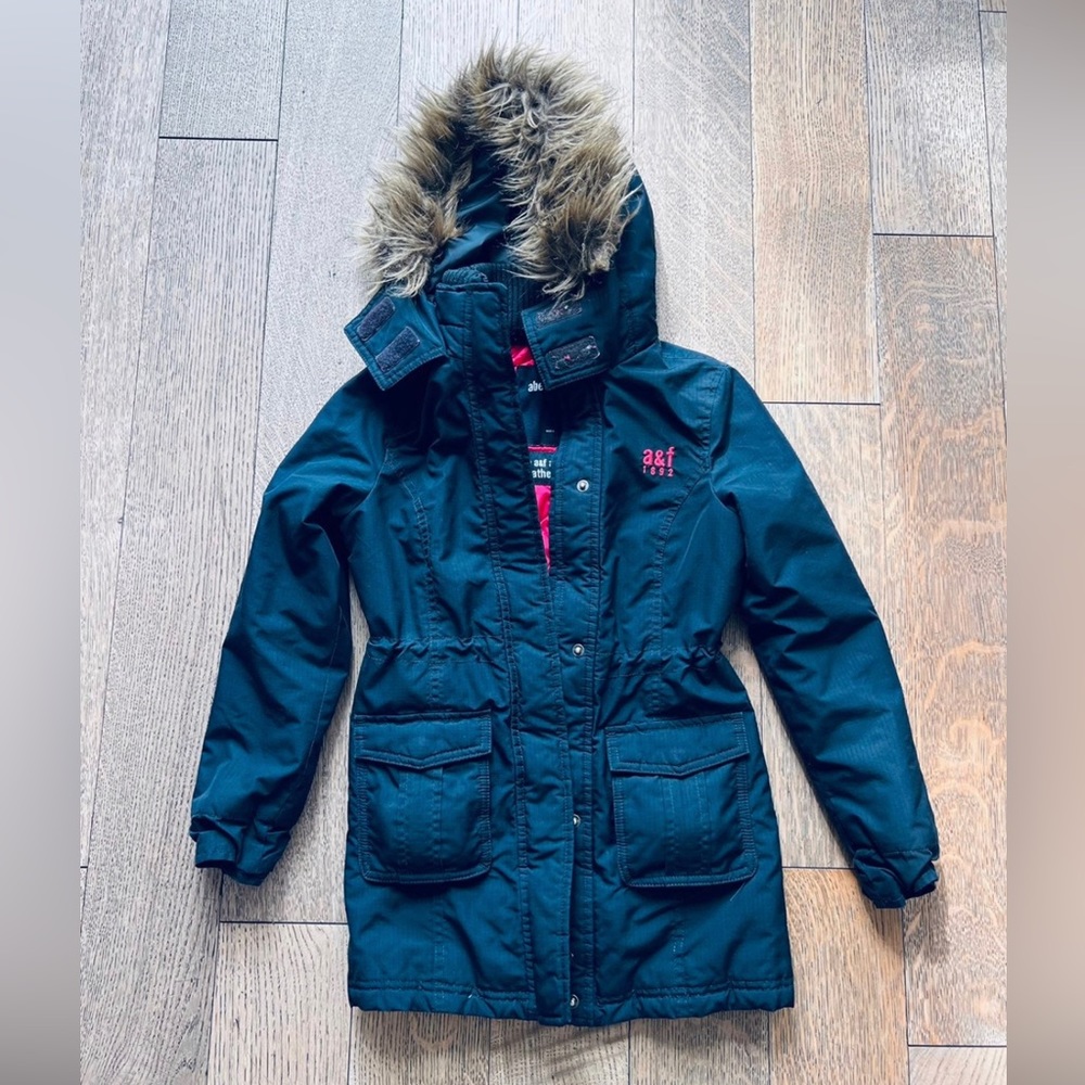 Abercrombie girl Parka Jacket size S